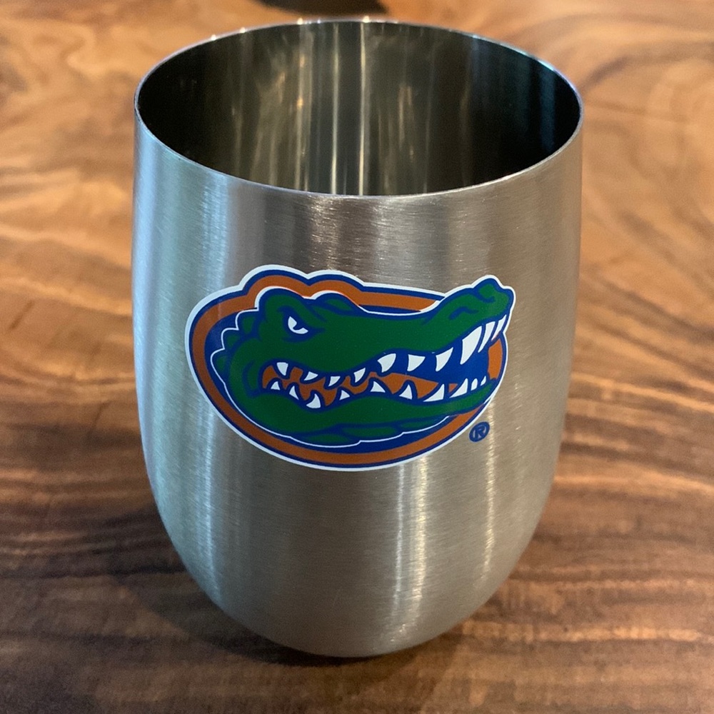 Florida Gators stainless steel wine tumbler